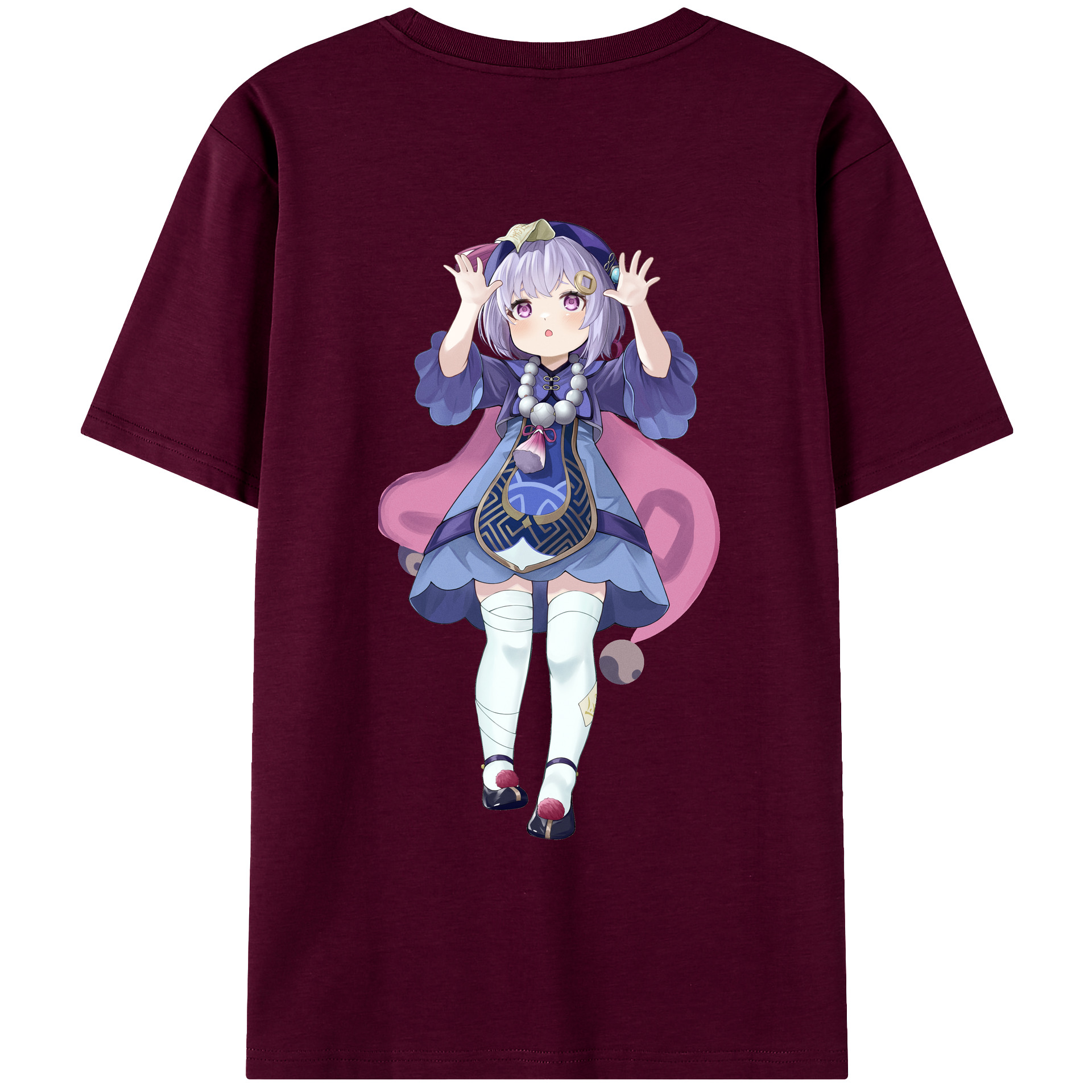 げんし神 七七 なな  genshin Nana レディース半袖Tシャツ(バックプリント)
